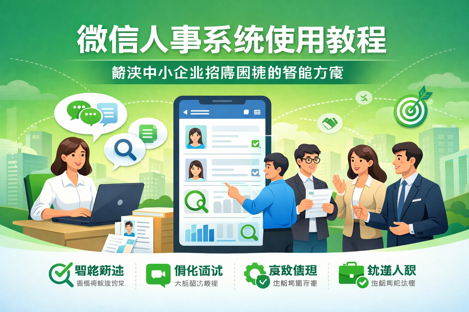 微信人事系统使用教程：解决中小企业招聘困境的智能方案