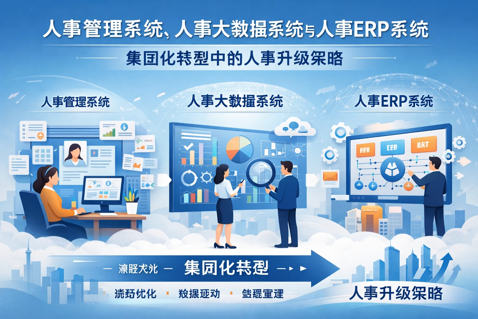 人事管理系统、人事大数据系统与人事ERP系统：集团化转型中的人事升级策略