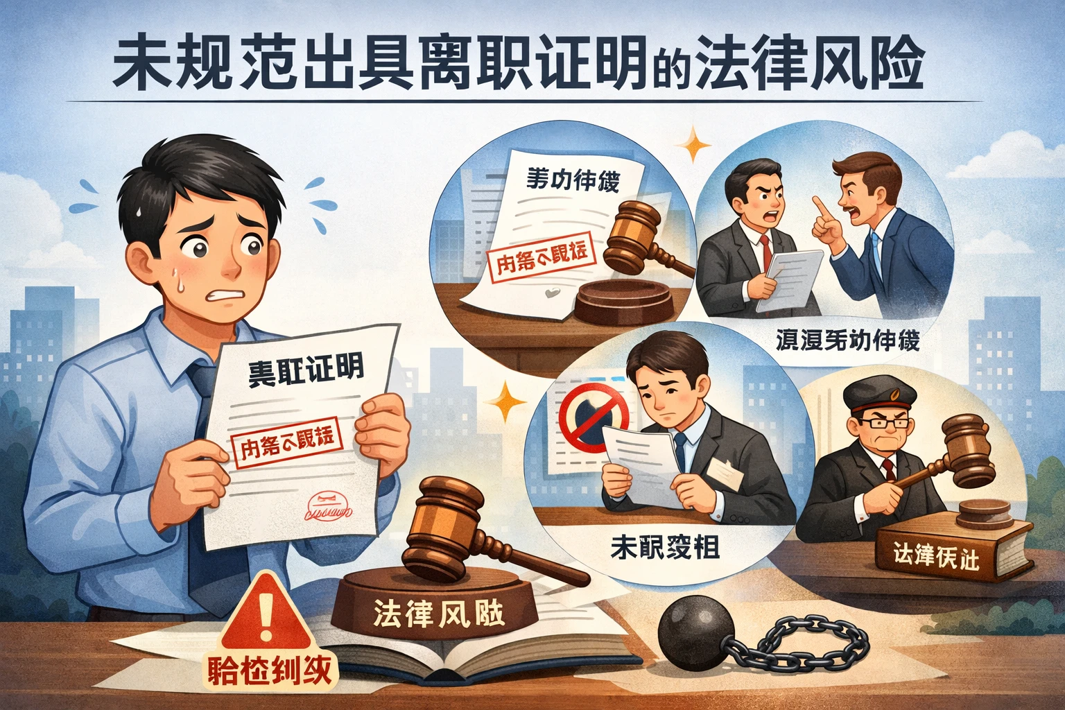 未规范出具离职证明的法律风险