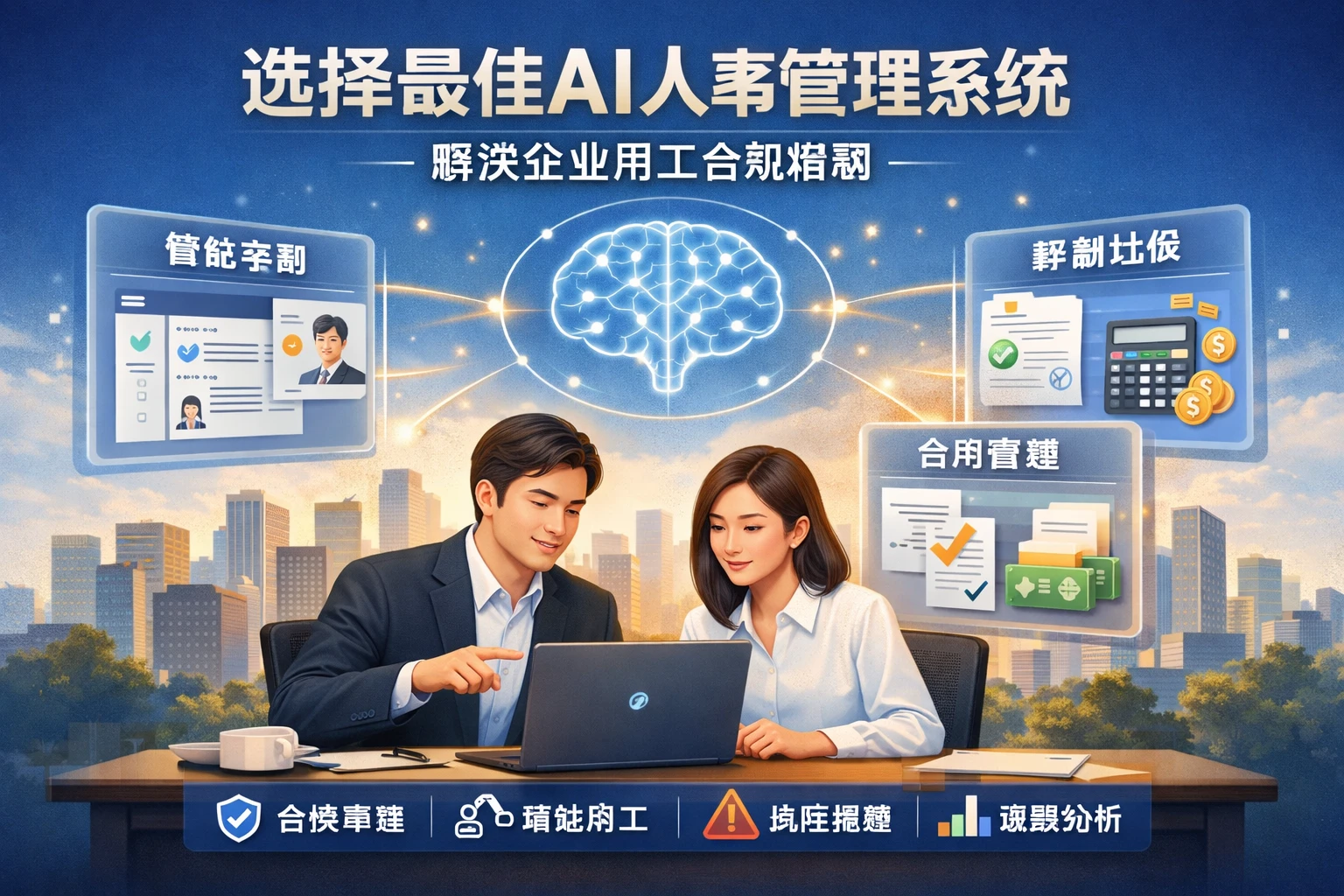 选择最佳AI人事管理系统，解决企业用工合规难题
