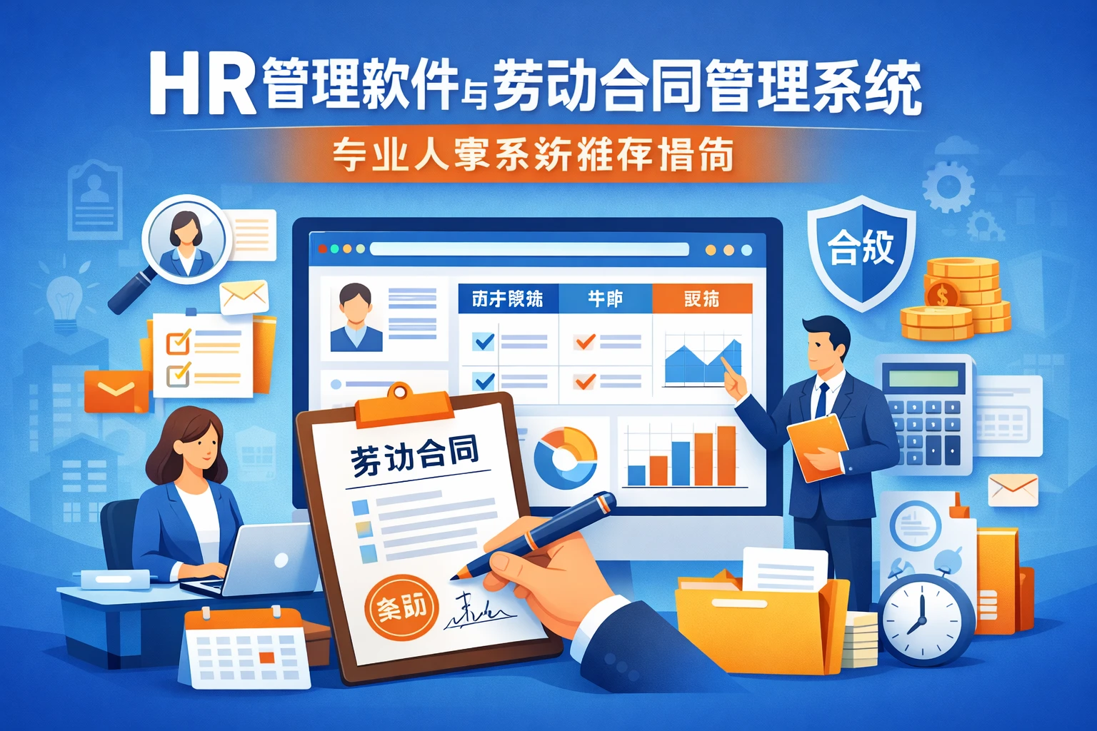 HR管理软件与劳动合同管理系统：专业人事系统推荐指南