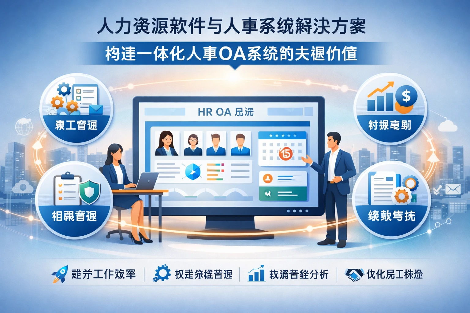 人力资源软件与人事系统解决方案：构建一体化人事OA系统的关键价值