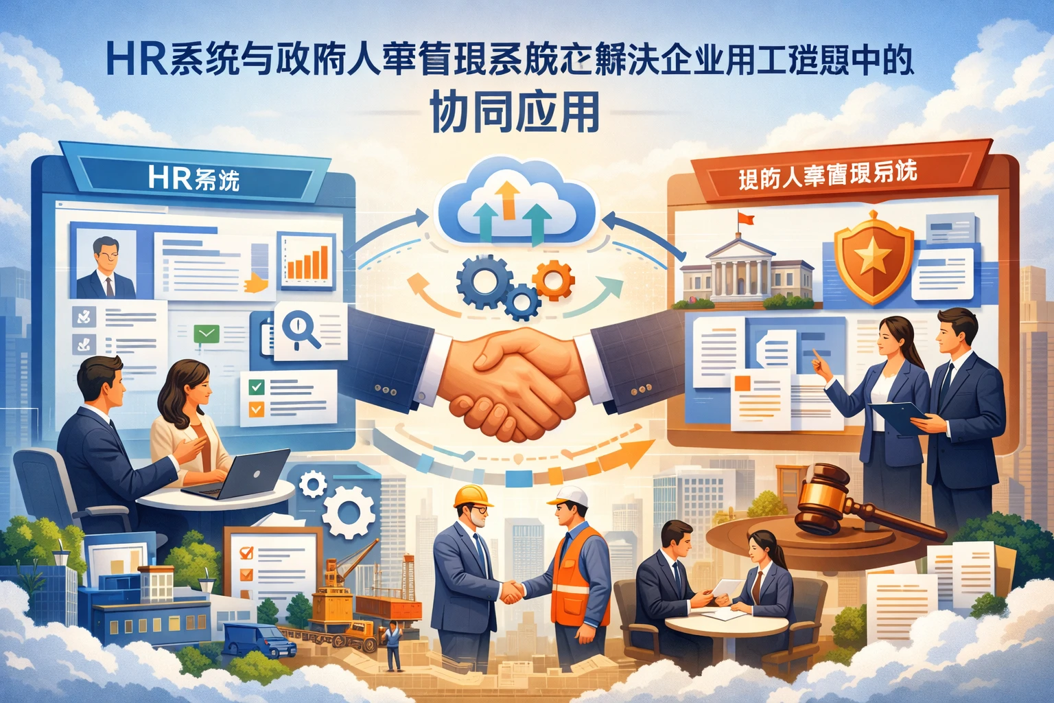 HR系统与政府人事管理系统在解决企业用工难题中的协同应用