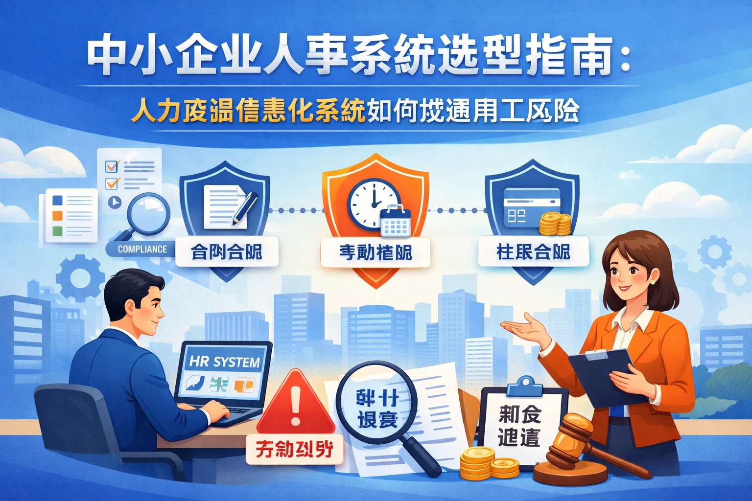中小企业人事系统选型指南：人力资源信息化系统如何规避用工风险