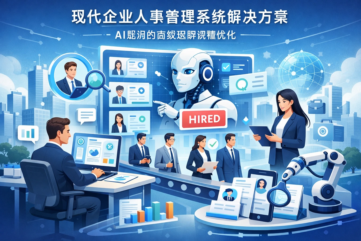现代企业人事管理系统解决方案：AI驱动的高效招聘流程优化