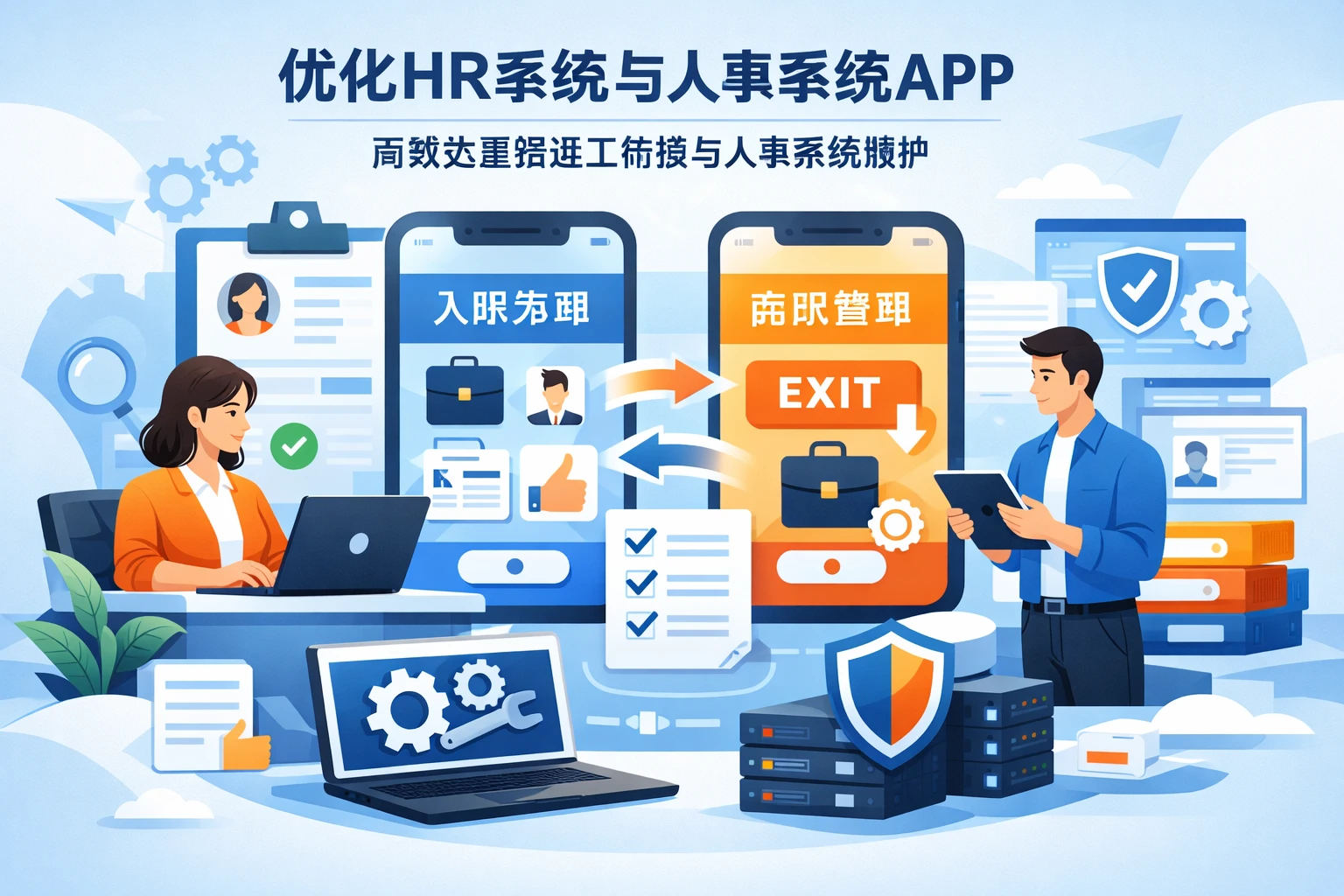 优化HR系统与人事系统APP：高效处理招退工衔接与人事系统维护