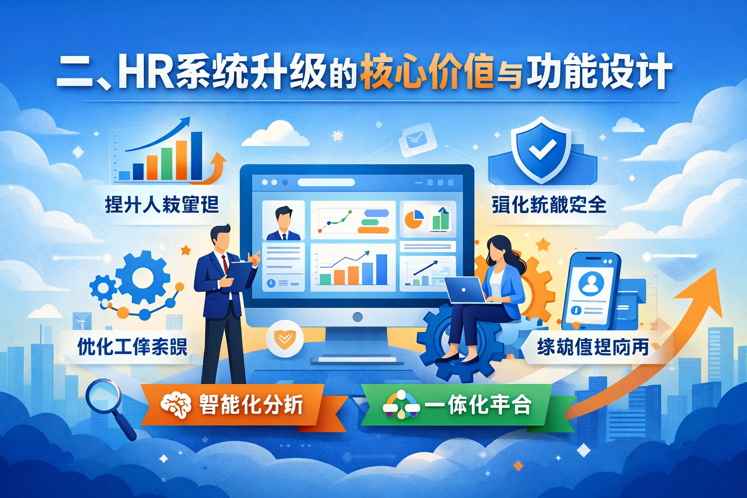 二、HR系统升级的核心价值与功能设计