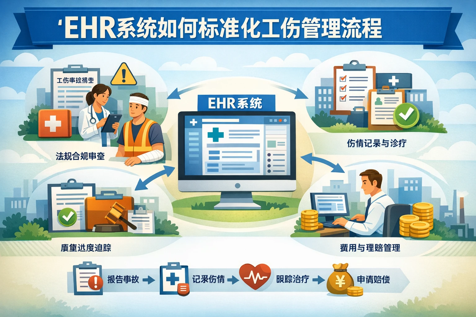 EHR系统如何标准化工伤管理流程