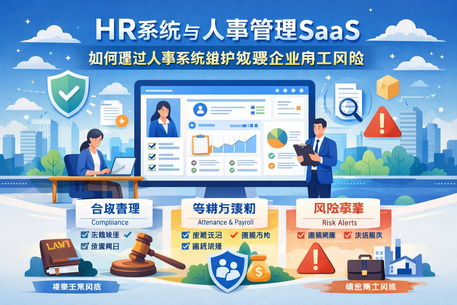 HR系统与人事管理SaaS如何通过人事系统维护规避企业用工风险