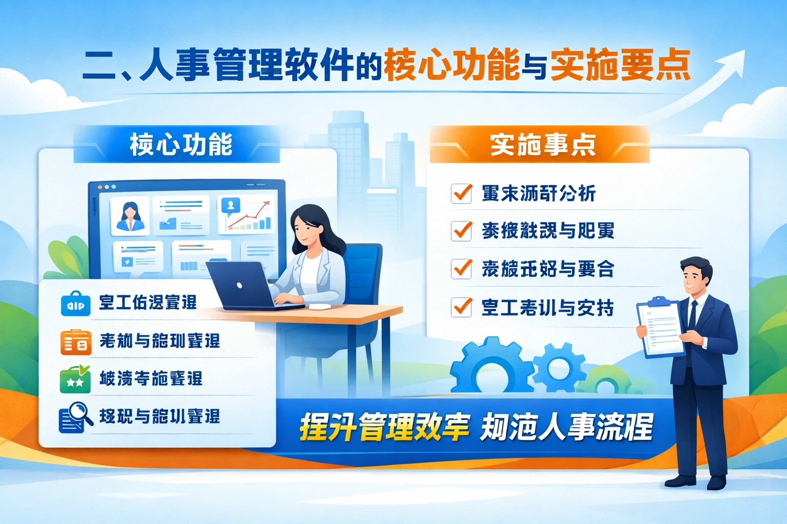 二、人事管理软件的核心功能与实施要点