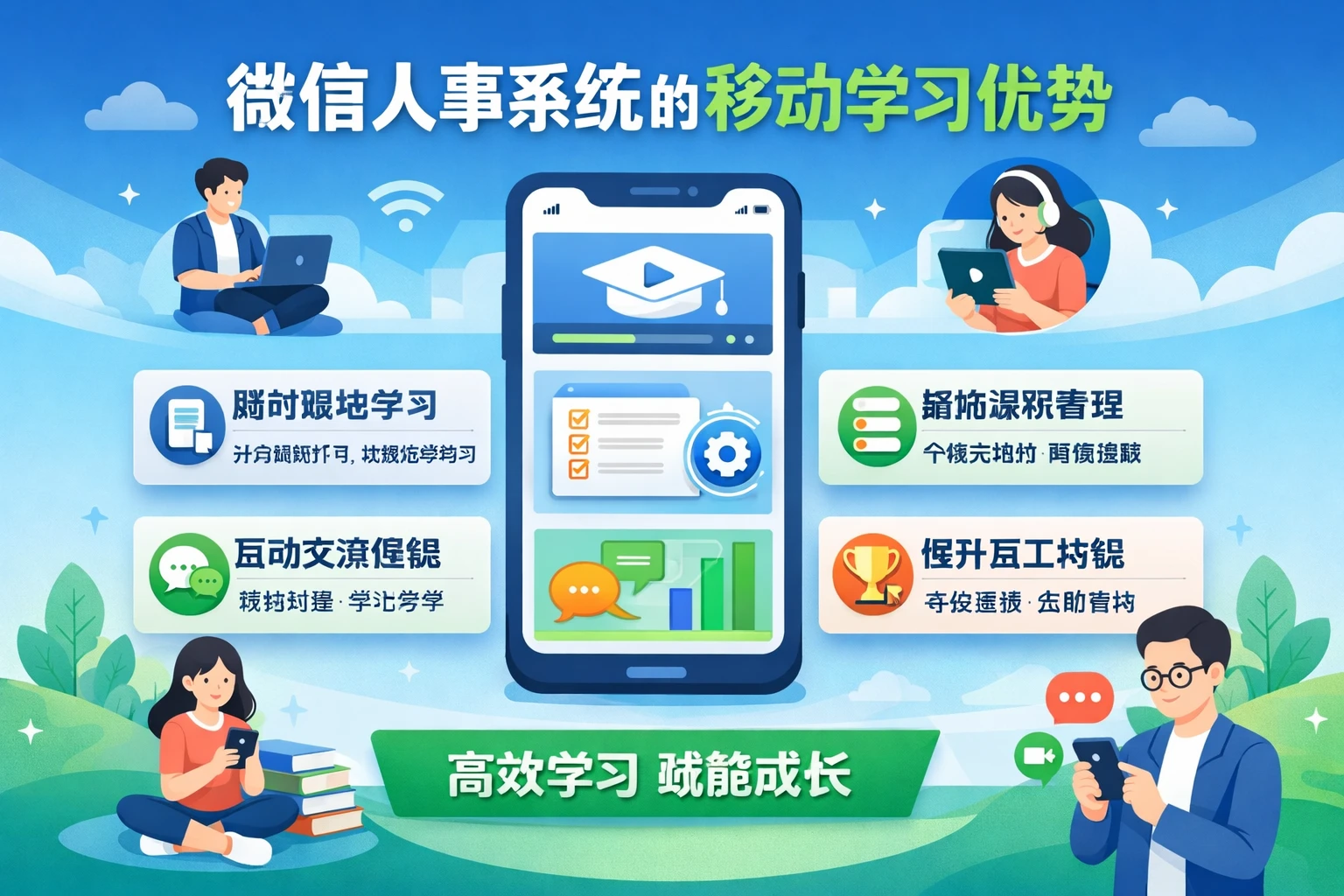 微信人事系统的移动学习优势