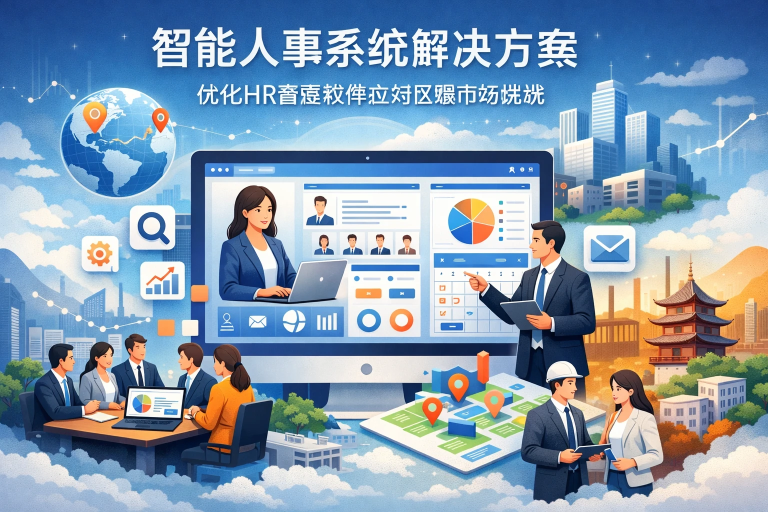 智能人事系统解决方案：优化HR管理软件应对区域市场挑战