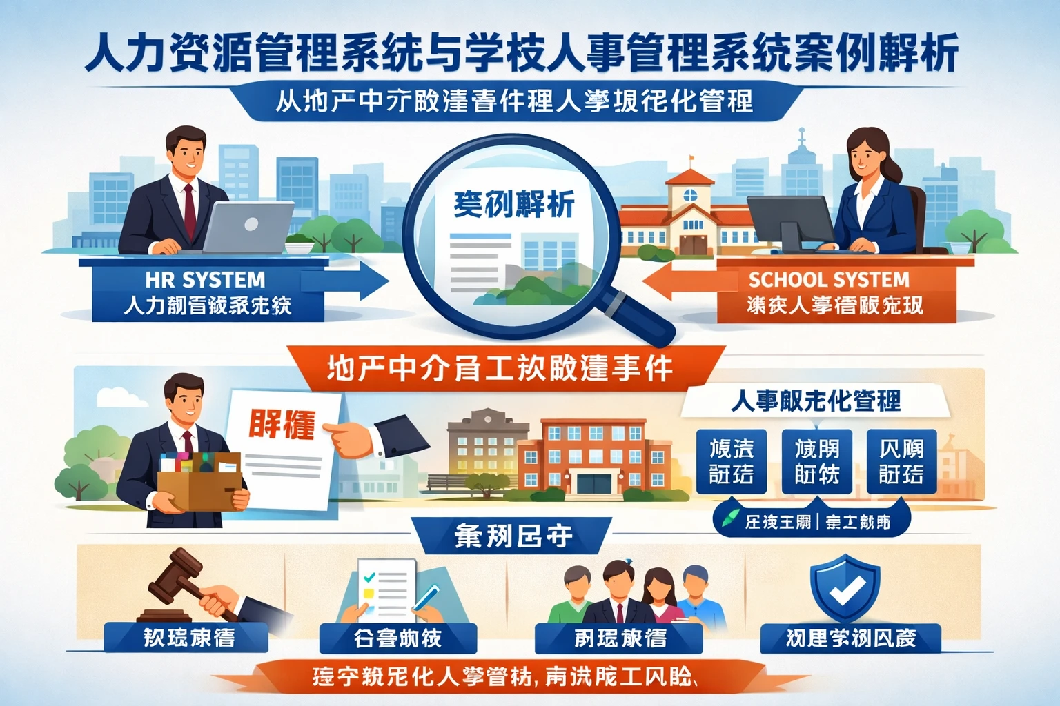 人力资源管理系统与学校人事管理系统案例解析：从地产中介解雇事件看人事规范化管理