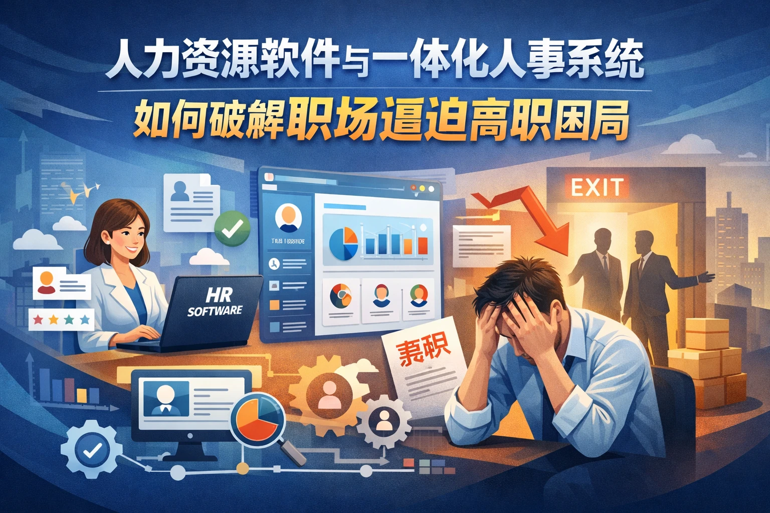 人力资源软件与一体化人事系统如何破解职场逼迫离职困局