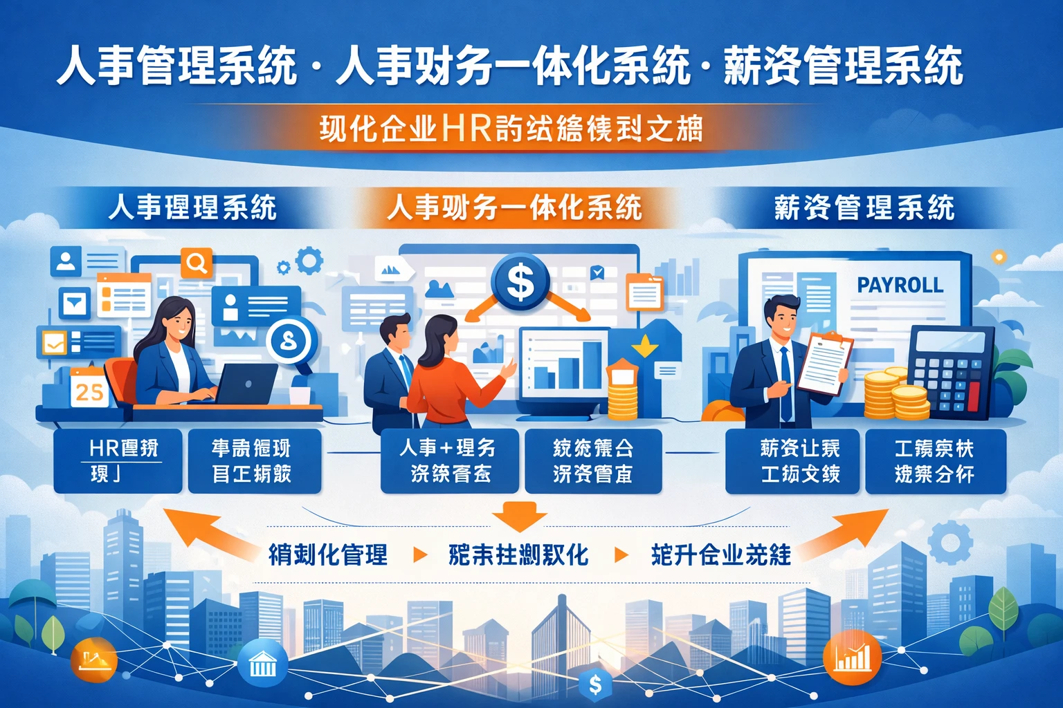 人事管理系统、人事财务一体化系统与薪资管理系统:现代企业HR的战略转型之路