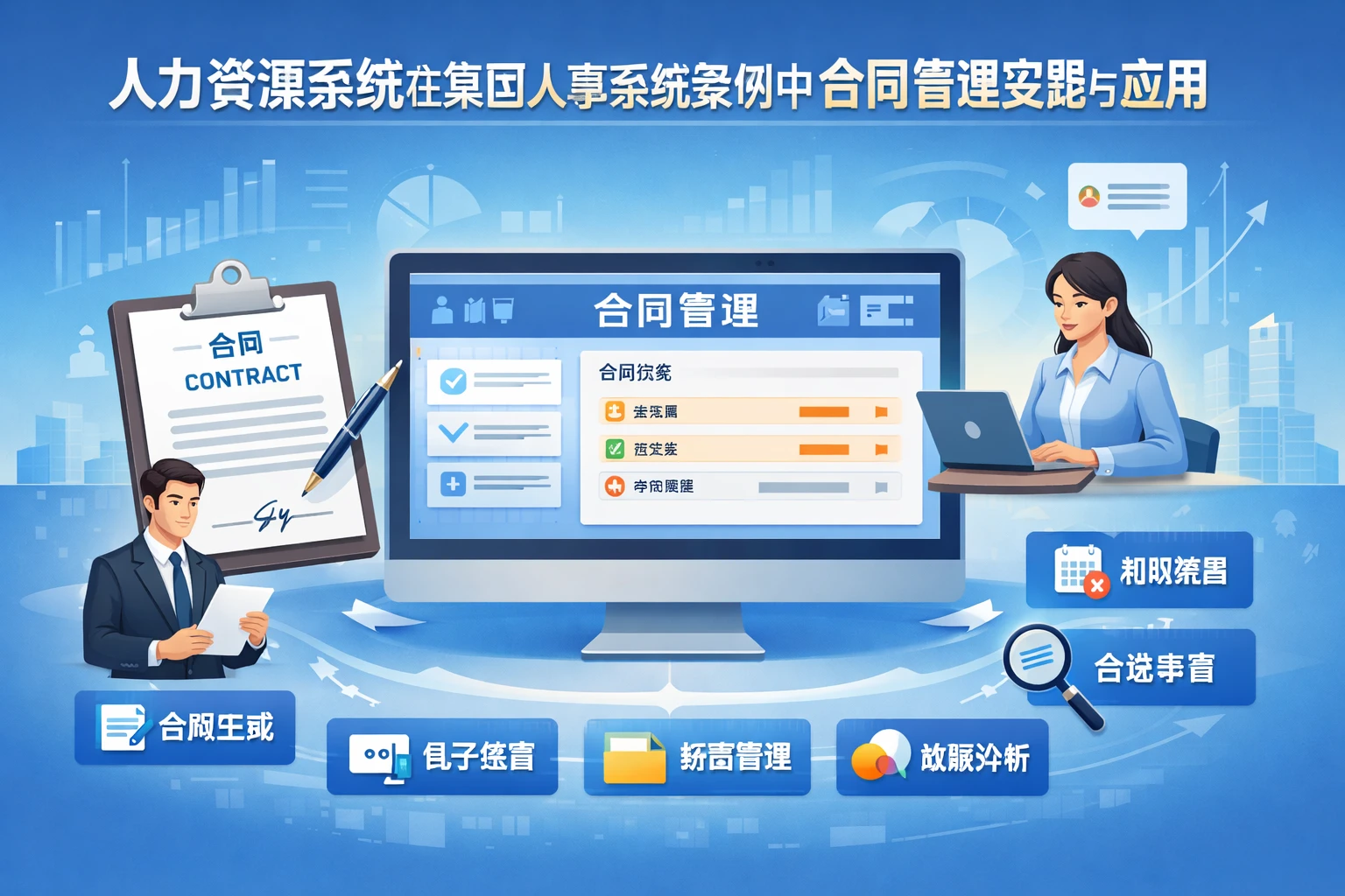 人力资源系统在集团人事系统案例中的合同管理实践与应用