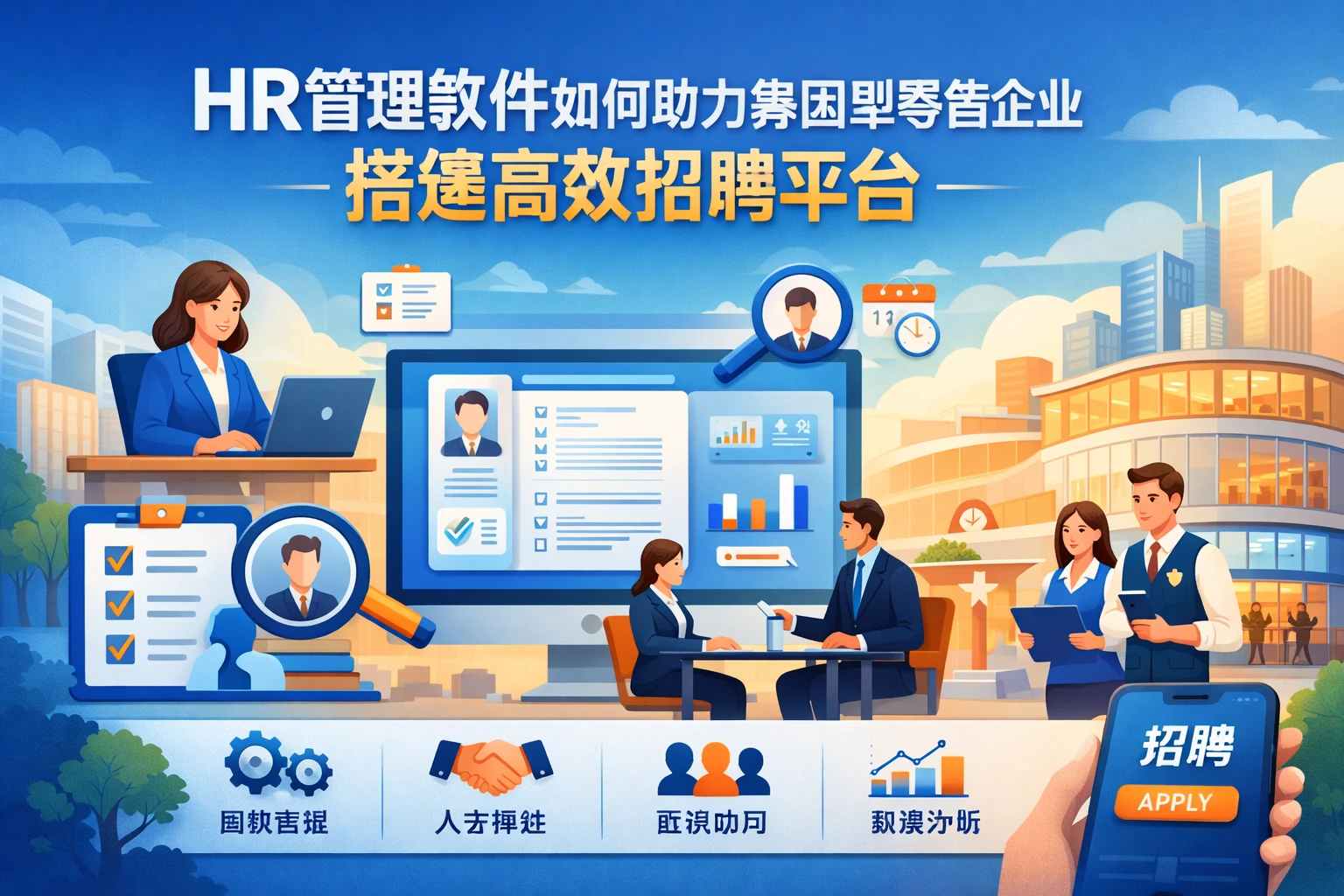 HR管理软件如何助力集团型零售企业搭建高效招聘平台