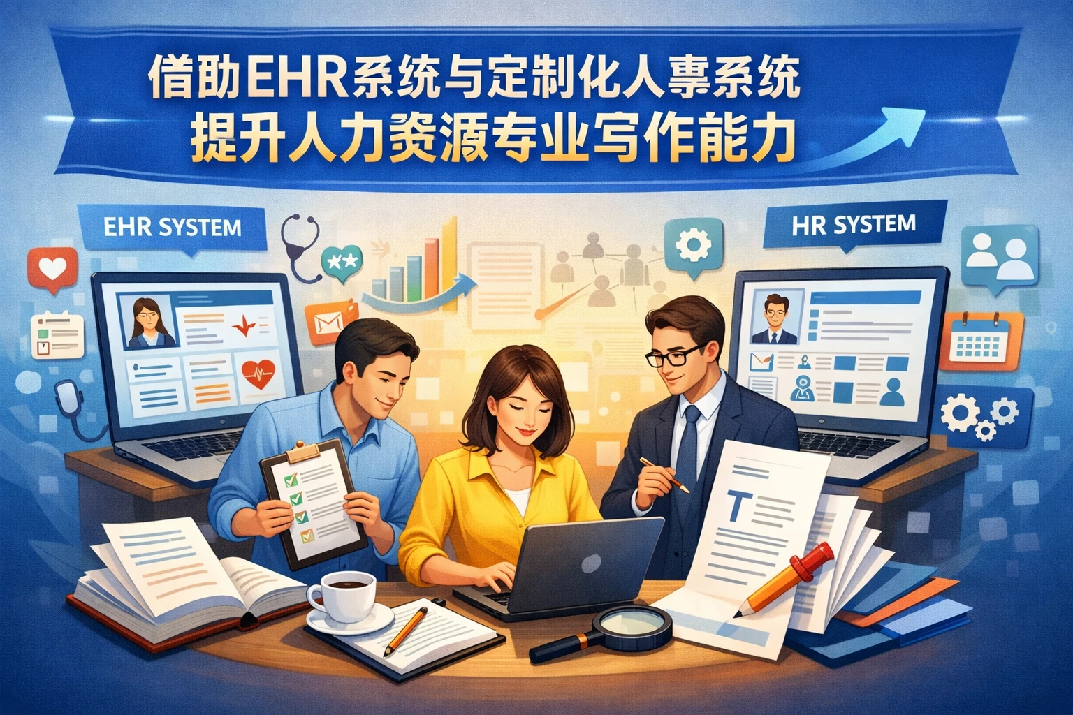 借助EHR系统与定制化人事系统提升人力资源专业写作能力