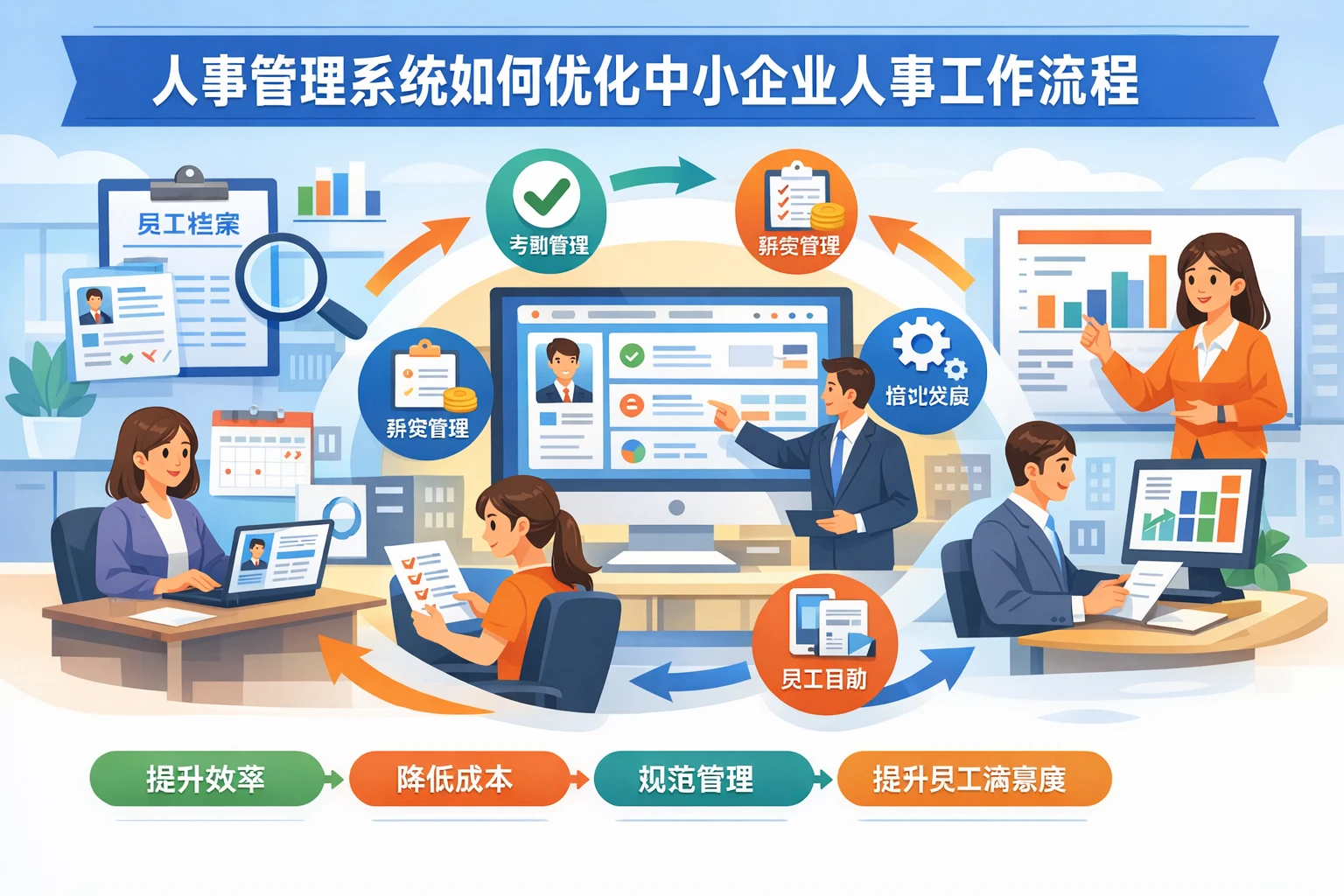 人事管理系统如何优化中小企业人事工作流程