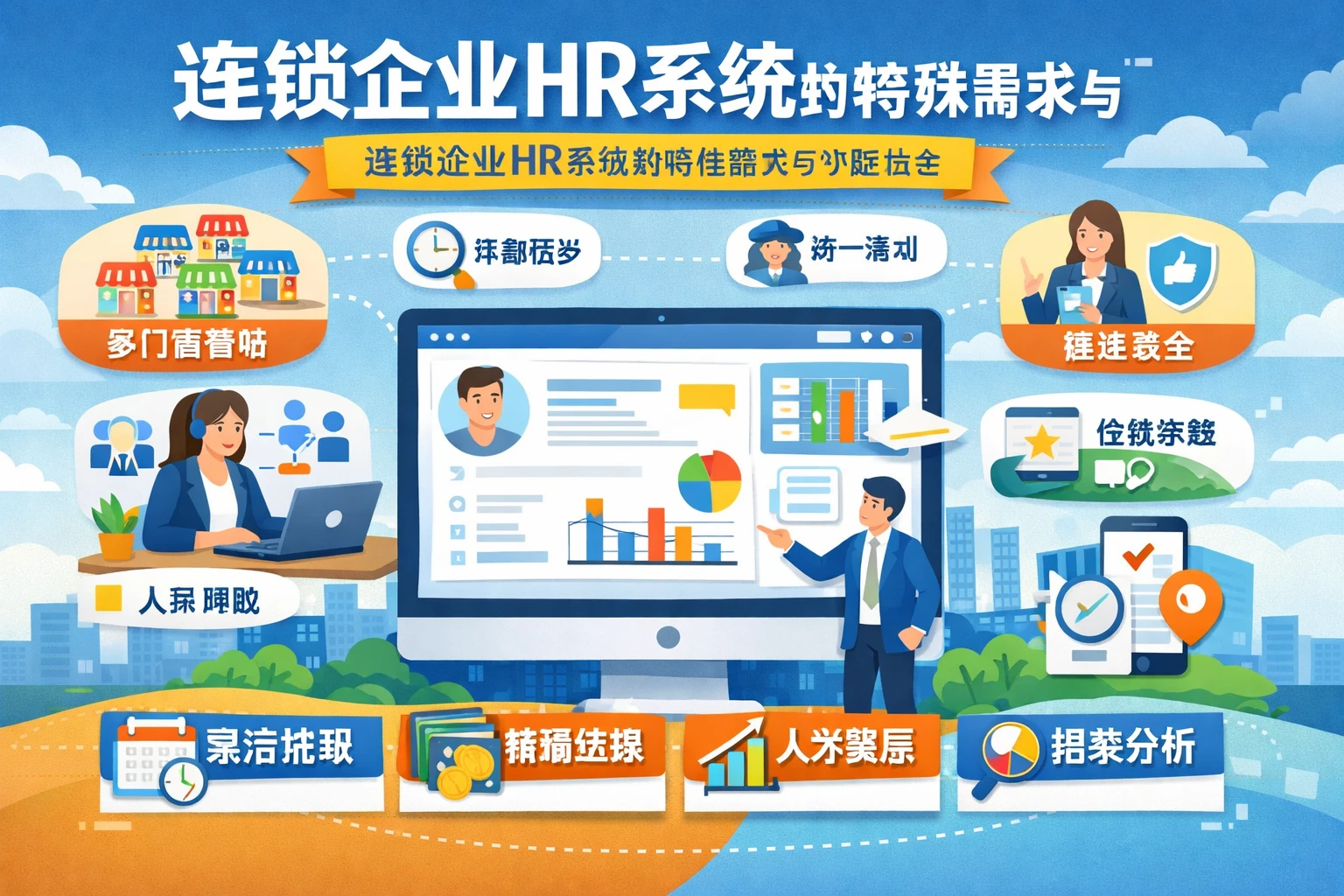 连锁企业HR系统的特殊需求与功能特点