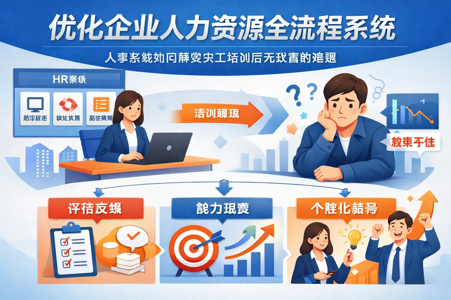 优化企业人力资源全流程系统：人事系统如何解决员工培训后无改善的难题