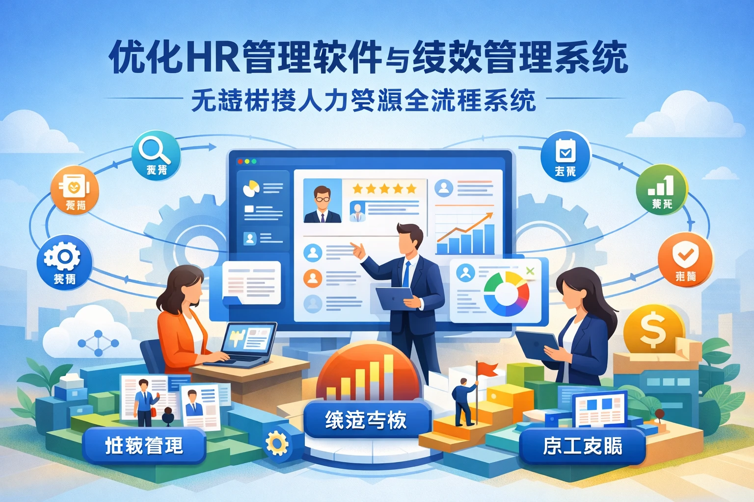 优化HR管理软件与绩效管理系统：无缝衔接人力资源全流程系统