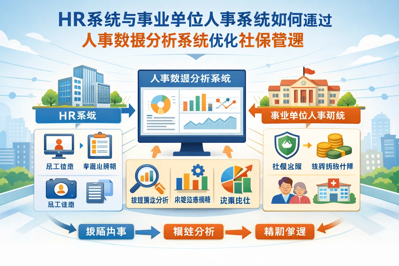 HR系统与事业单位人事系统如何通过人事数据分析系统优化社保管理