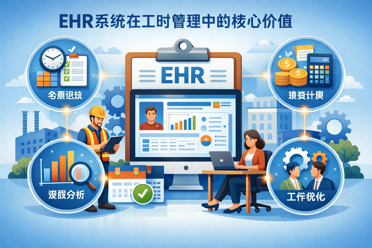 EHR系统在工时管理中的核心价值