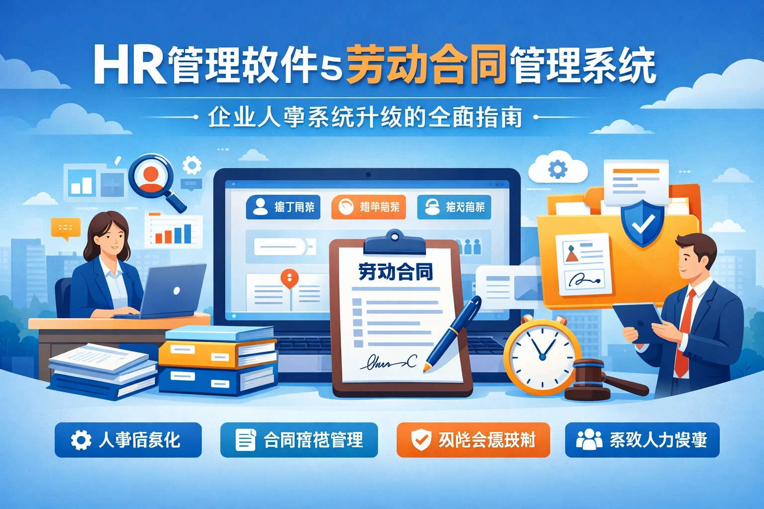 HR管理软件与劳动合同管理系统：企业人事系统升级的全面指南
