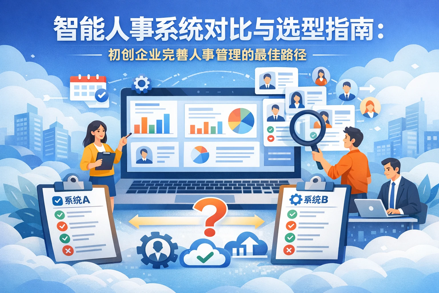 智能人事系统对比与选型指南:初创企业完善人事管理的最佳路径