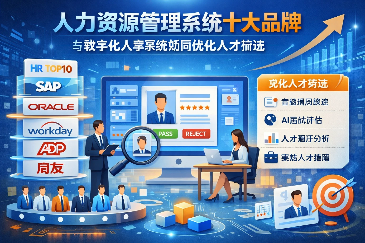 人力资源管理系统十大品牌与数字化人事系统如何优化人才筛选