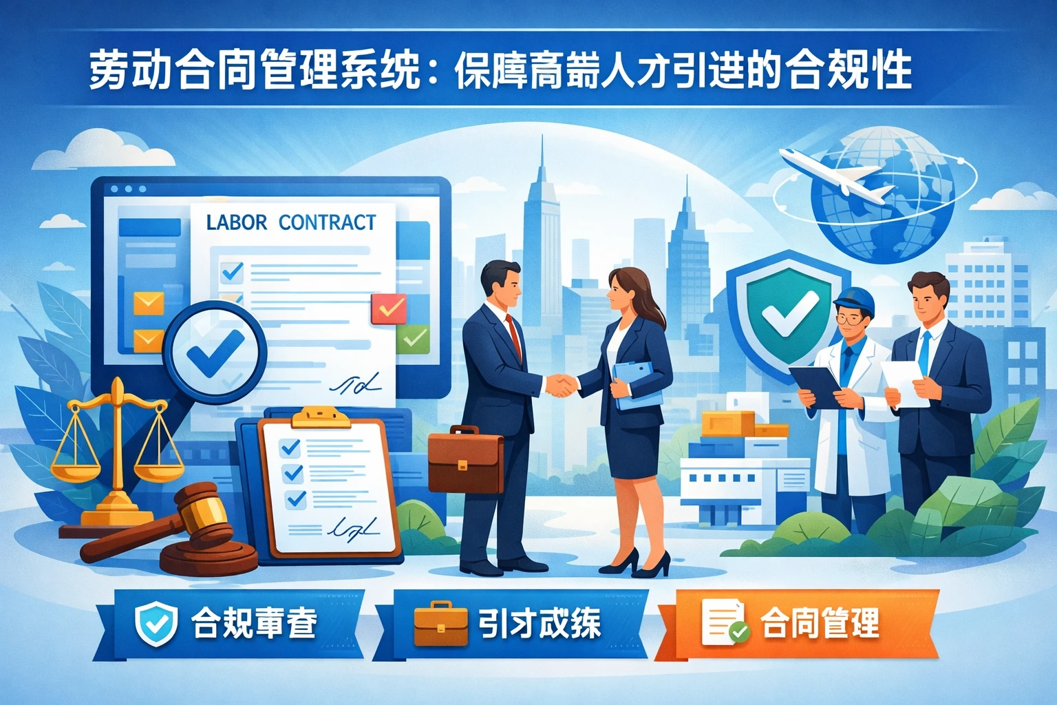 劳动合同管理系统：保障高端人才引进的合规性