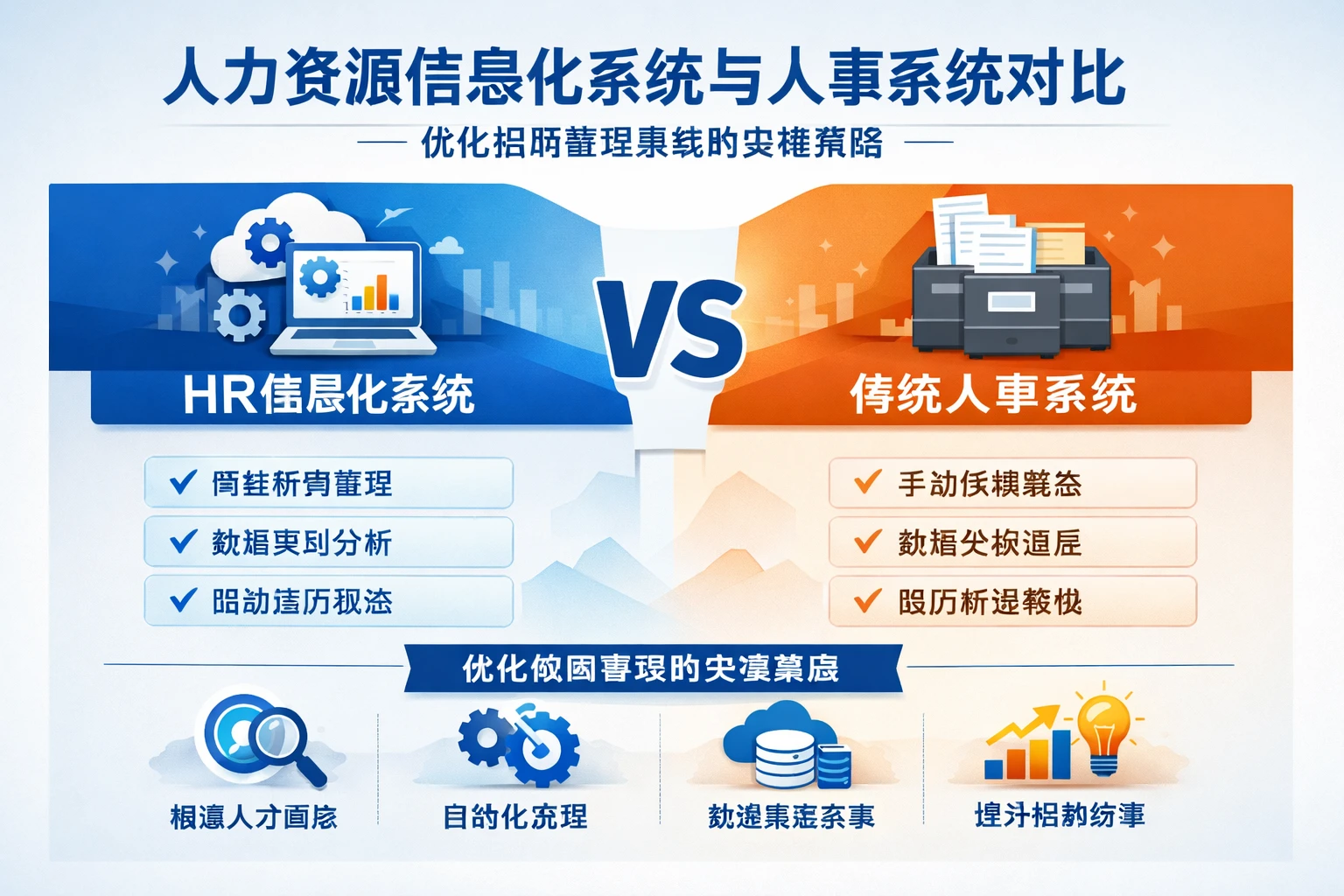 人力资源信息化系统与人事系统对比：优化招聘管理系统的关键策略