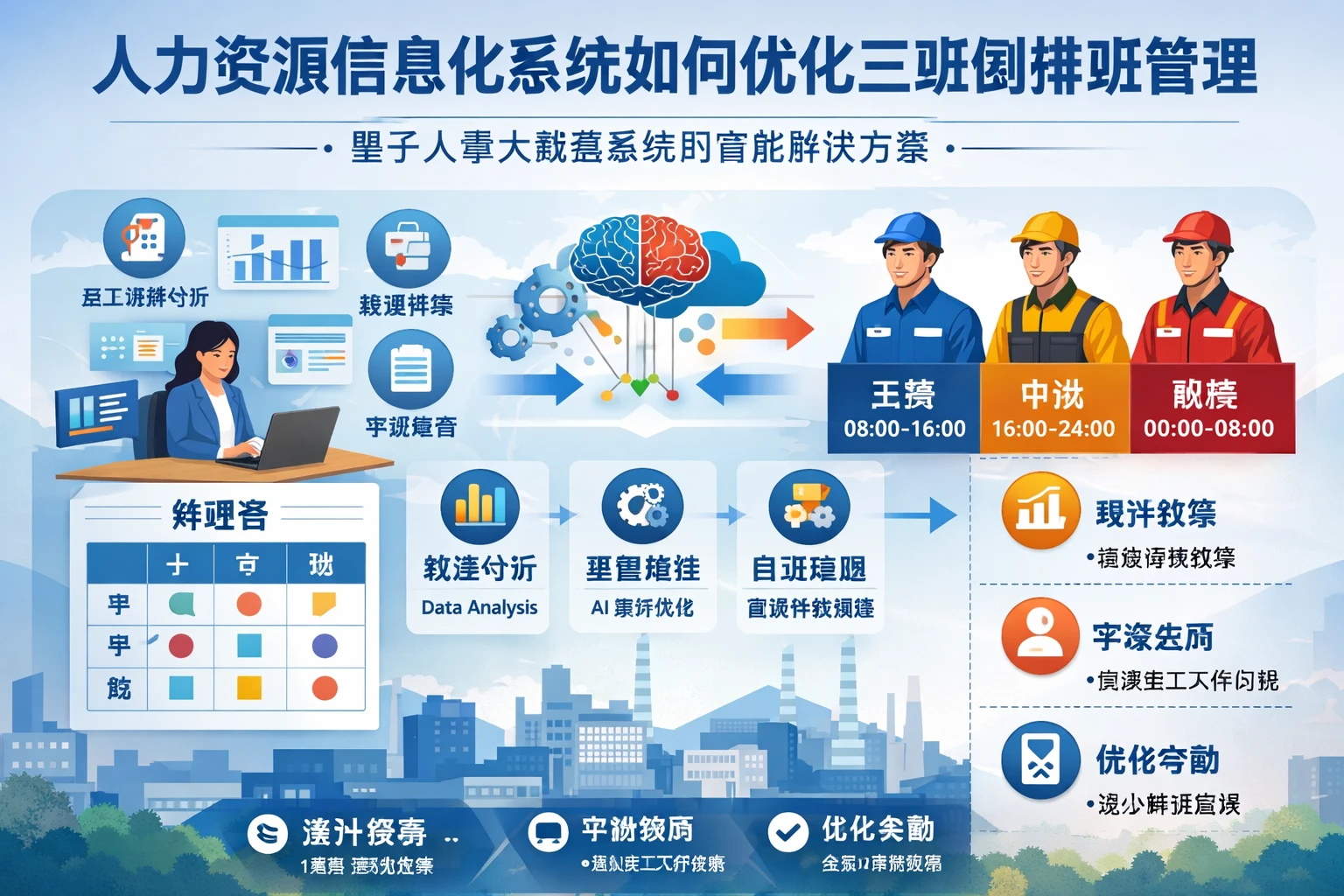 人力资源信息化系统如何优化三班倒排班管理：基于人事大数据系统的智能解决方案