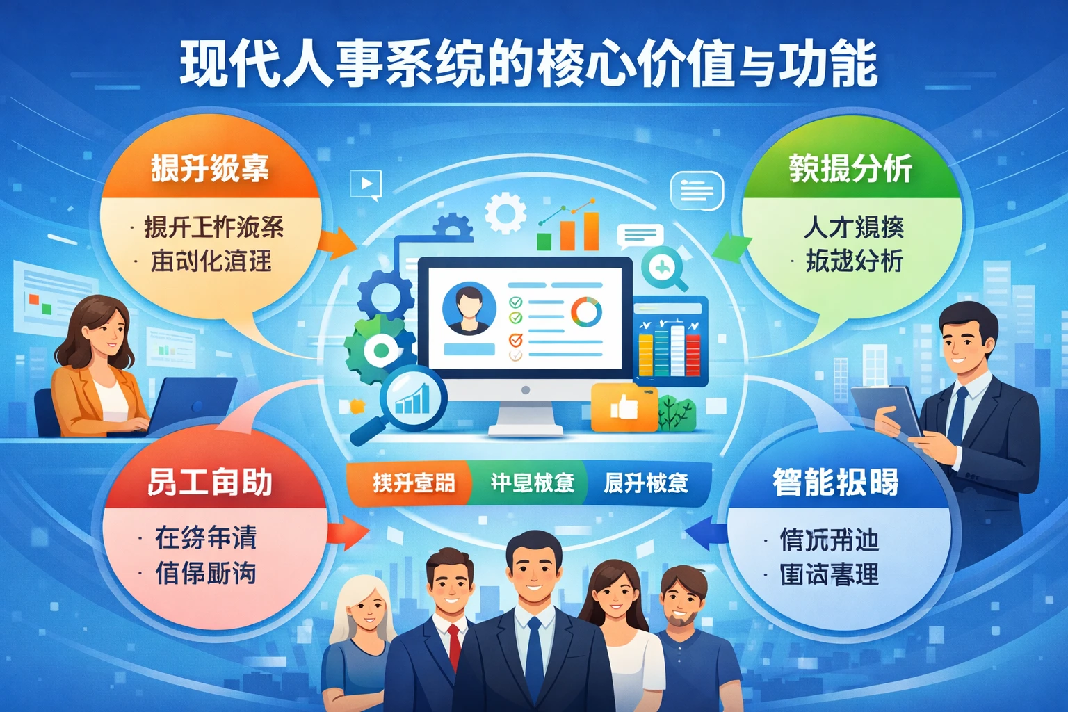 现代人事系统的核心价值与功能