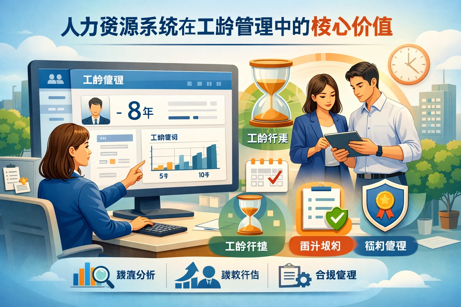 人力资源系统在工龄管理中的核心价值