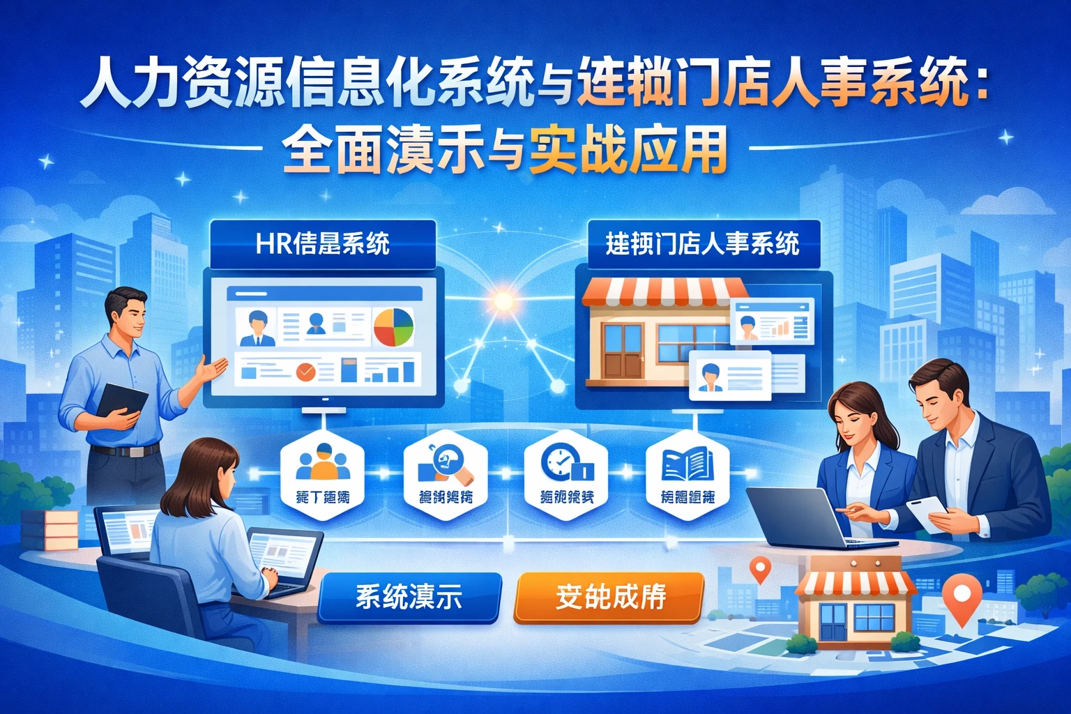 人力资源信息化系统与连锁门店人事系统：全面演示与实战应用