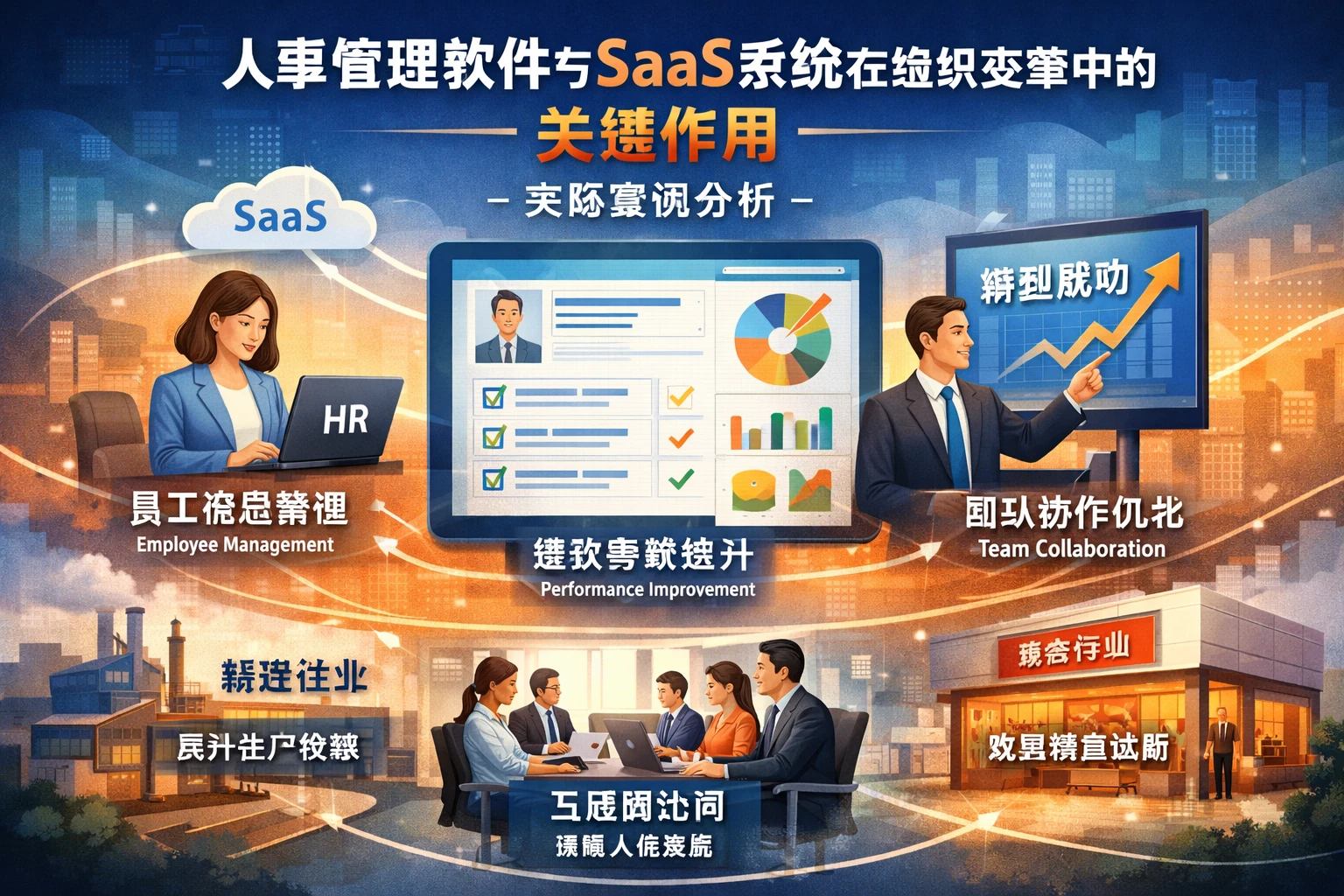 人事管理软件与SaaS系统在组织变革中的关键作用 - 实际案例分析