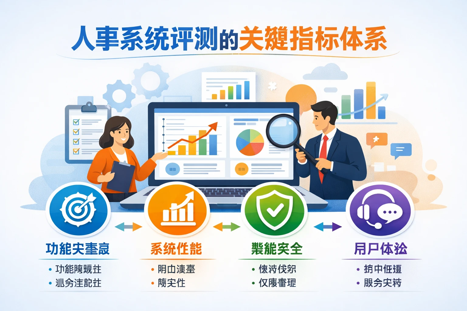 人事系统评测的关键指标体系