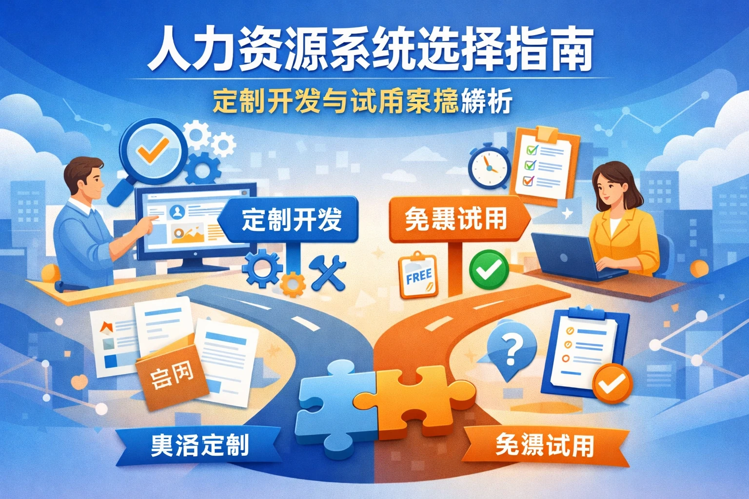 人力资源系统选择指南：定制开发与试用策略解析