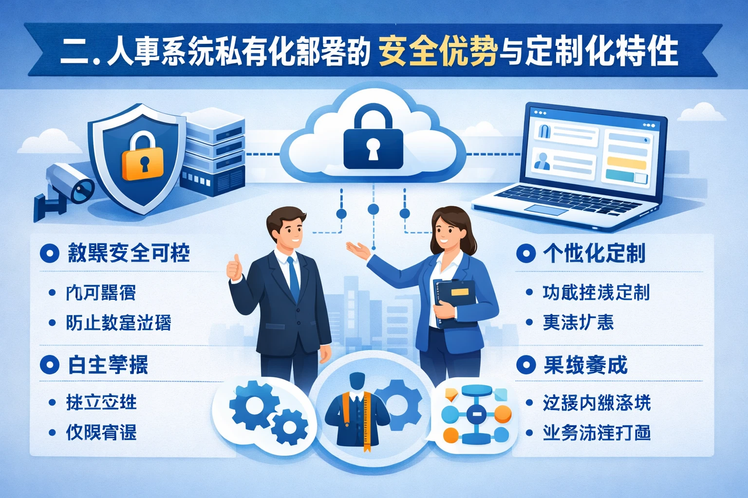 二、人事系统私有化部署的安全优势与定制化特性