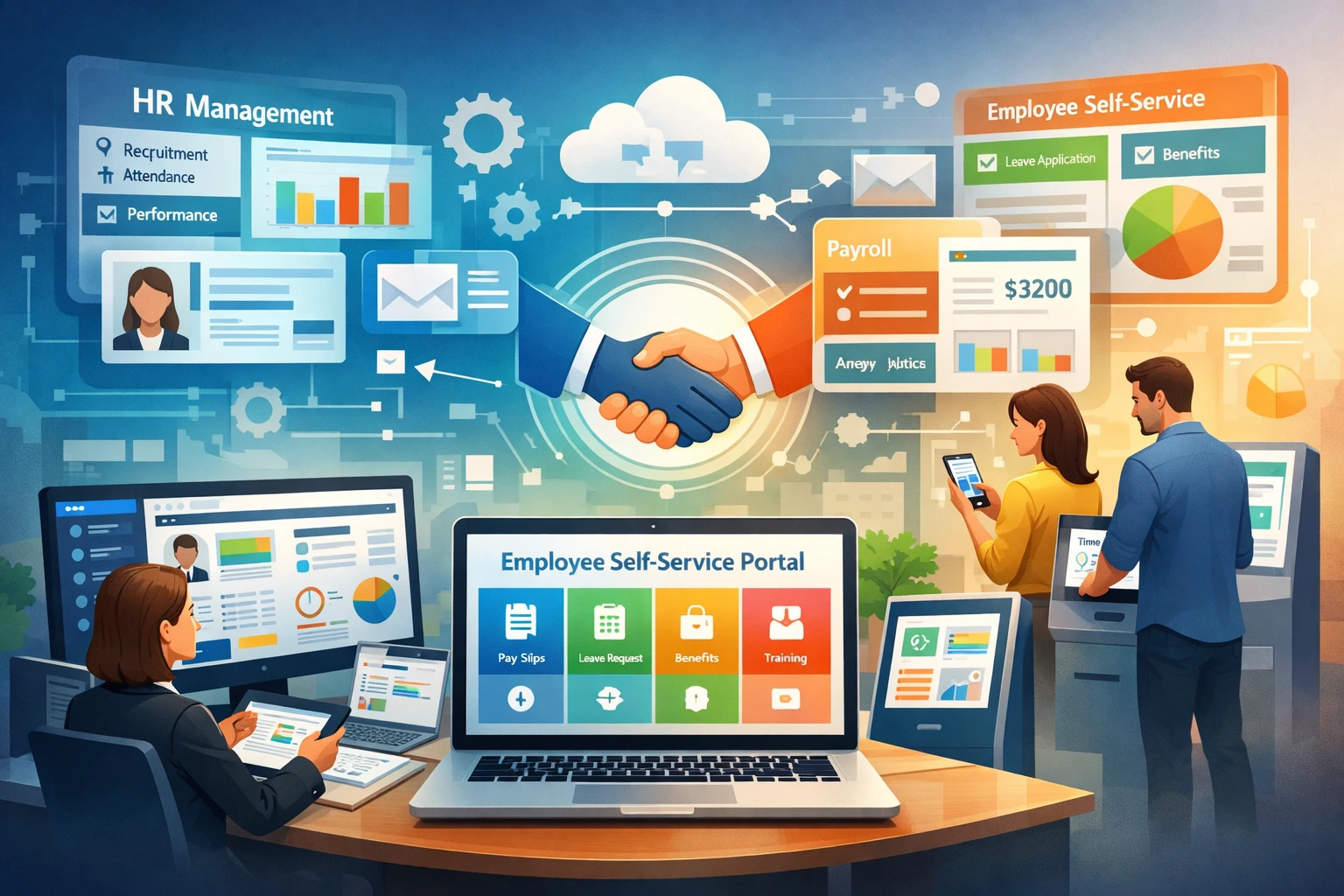 现代企业人事管理软件与员工自助系统的整合应用