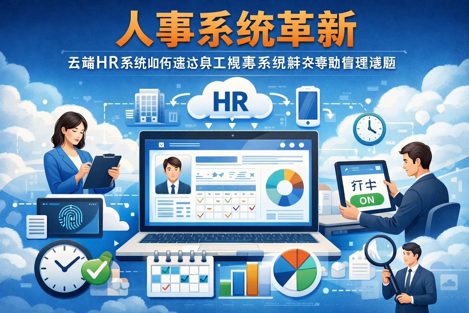 人事系统革新：云端HR系统如何通过员工档案系统解决考勤管理难题