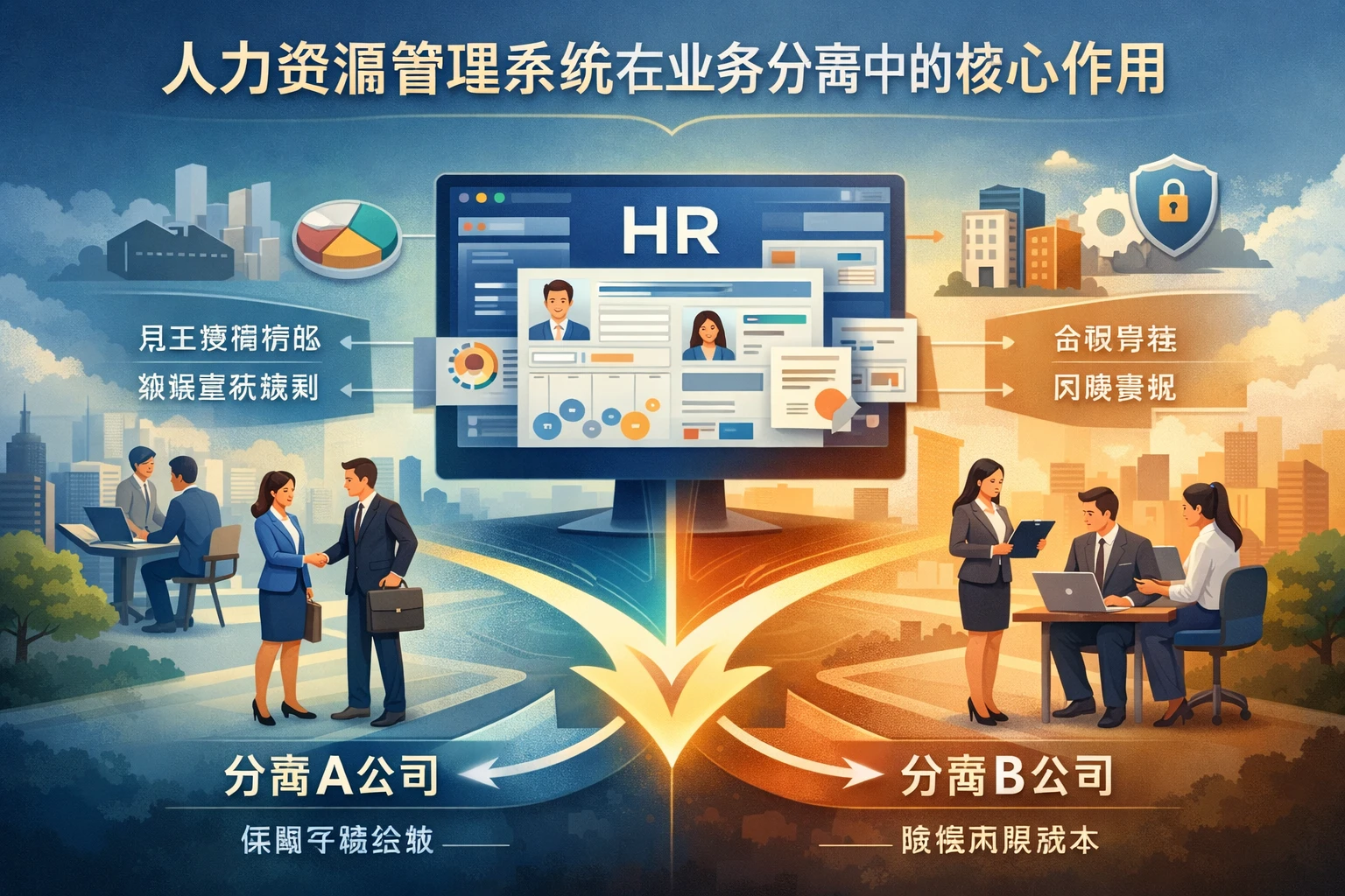 人力资源管理系统在业务分离中的核心作用