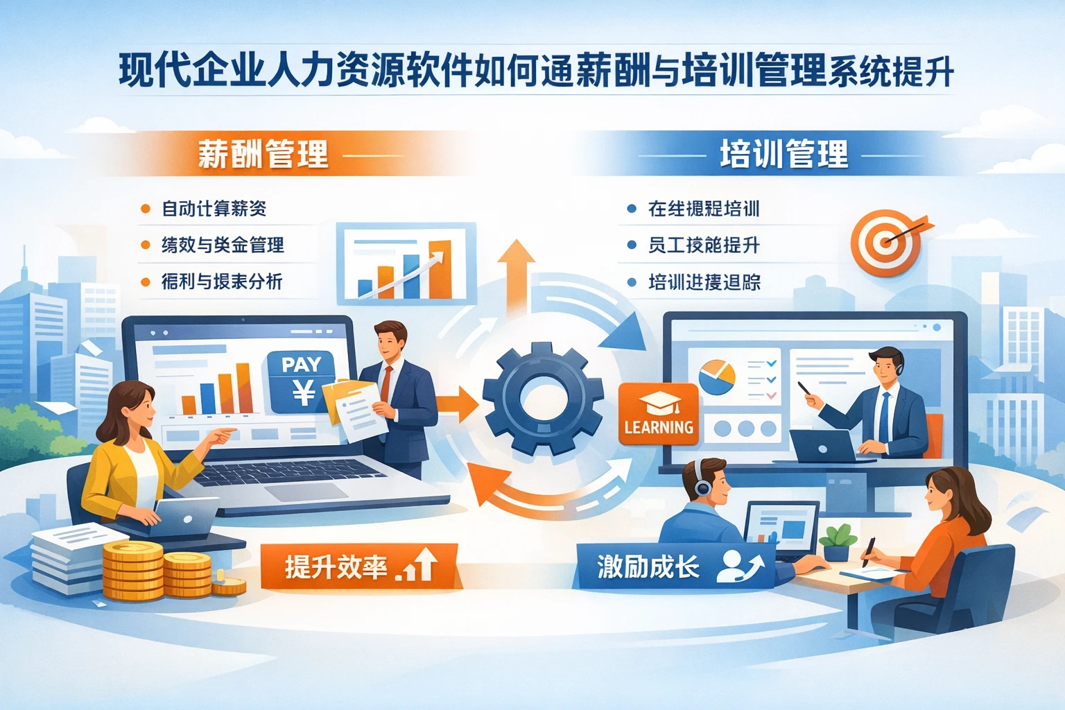 现代企业人力资源软件如何通过薪酬与培训管理系统提升组织效能