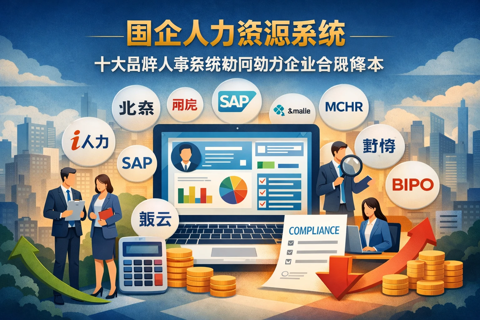 国企人力资源系统：十大品牌人事系统如何助力企业合规降本