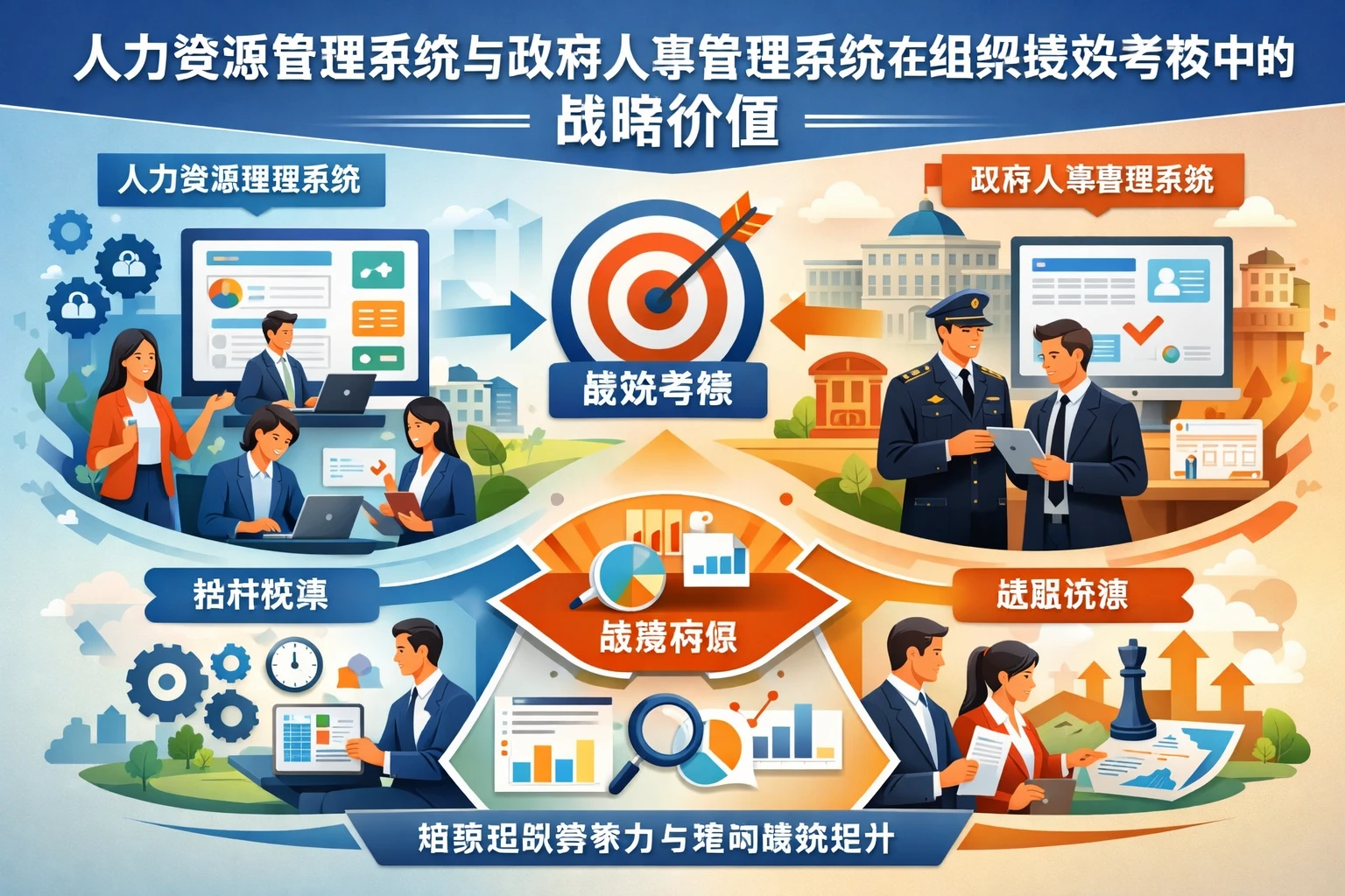 人力资源管理系统与政府人事管理系统在组织绩效考核中的战略价值