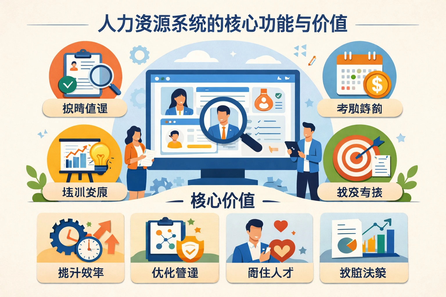 人力资源系统的核心功能与价值