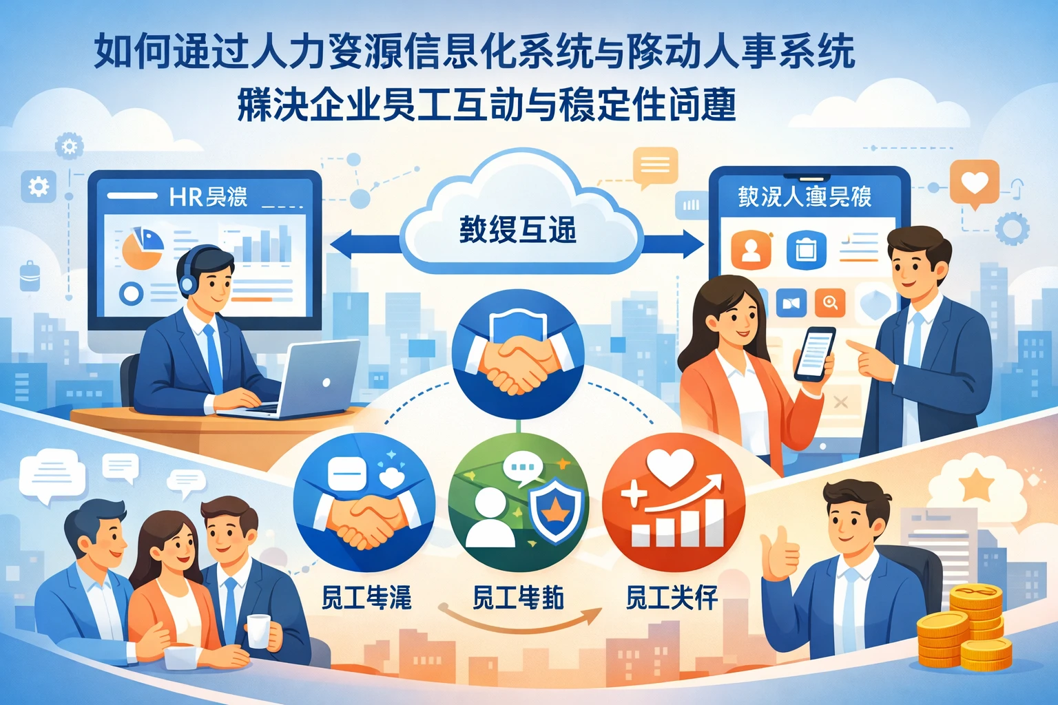 如何通过人力资源信息化系统与移动人事系统解决企业员工互动与稳定性问题