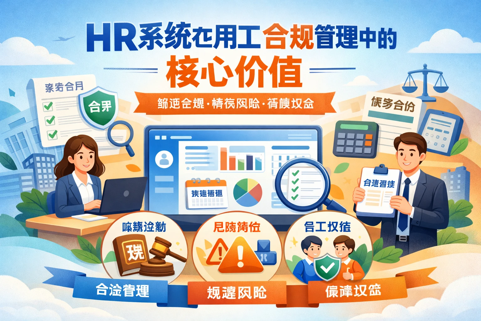 HR系统在用工合规管理中的核心价值